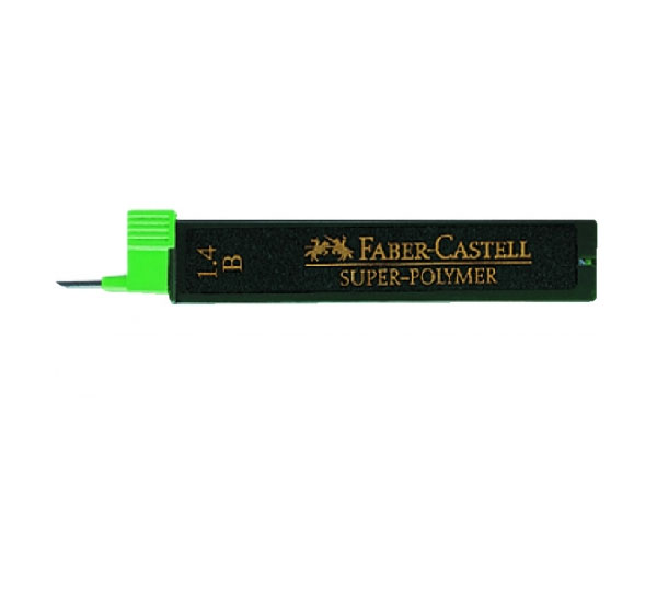 Набор грифелей для механического карандаша "Super Polymer" 6 шт, 1,4 мм B