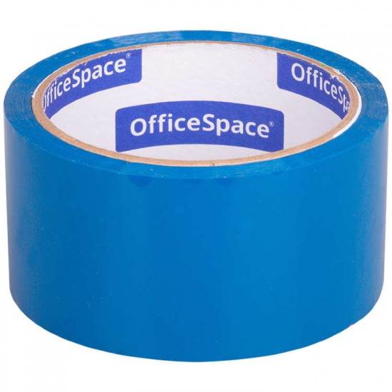 Клейкая лента упаковочная OfficeSpace 48 мм*40 м, 45 мкм, синяя бумага упаковочная 70 100см зайка ми мел инд уп