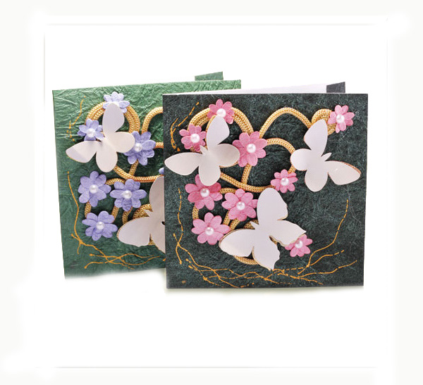 Открытка ручной работы 16,5*16,5 см 