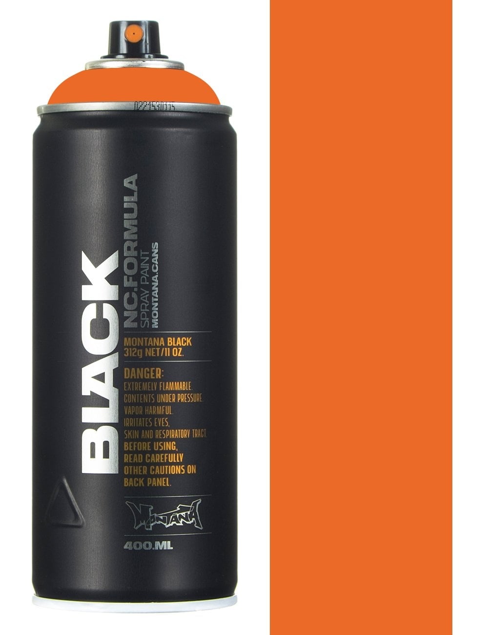 Краска для граффити Montana "Black" 400 мл в аэрозоли, оранжевый атом