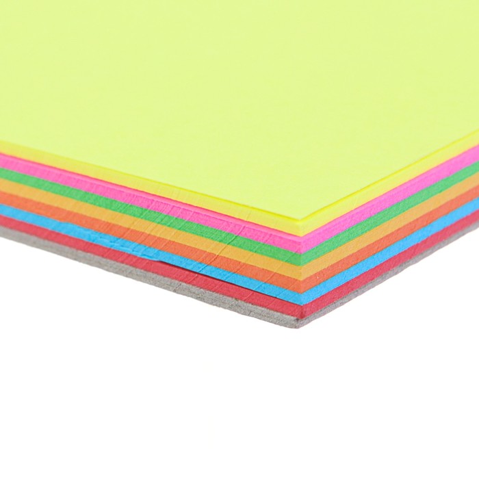 Набор бумаги цветной Лилия Холдинг "Счастливые цвета" А4 70 л 7 цв Планшет 
