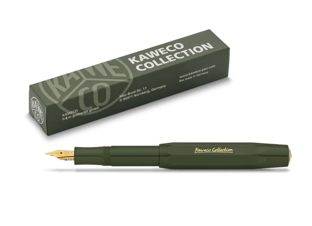 Ручка перьевая KAWECO Collection Dark Olive M 0,9 мм корпус темно-оливковый KW-10002302 - фото 3