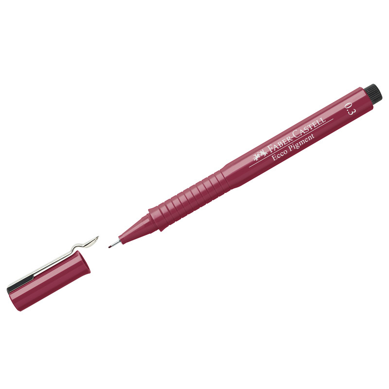 ручка капиллярная faber castell multimark 0 6 мм для письма на пленке красный Ручка капиллярная Faber-Castell 