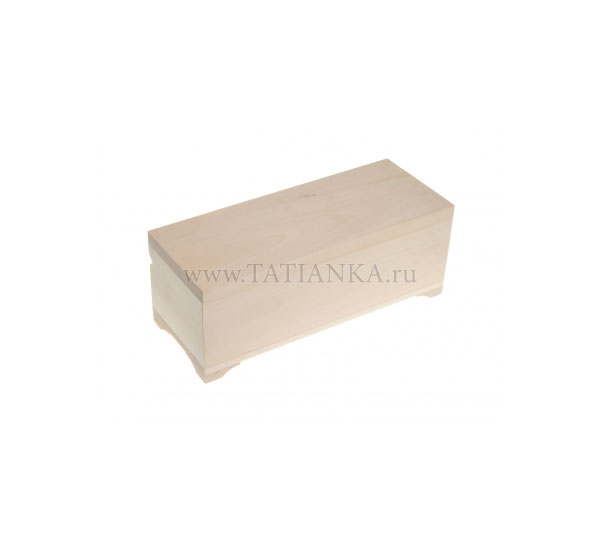 Заготовка деревянная Татьянка Шкатулка прямая 7х18 см ТАТ-49/00357 ТАТ-49/00357 - фото 1