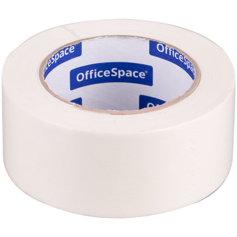 Клейкая лента малярная OfficeSpace, 48мм*50м клейкая лента 48мм 40м упаковочная officespace зеленая