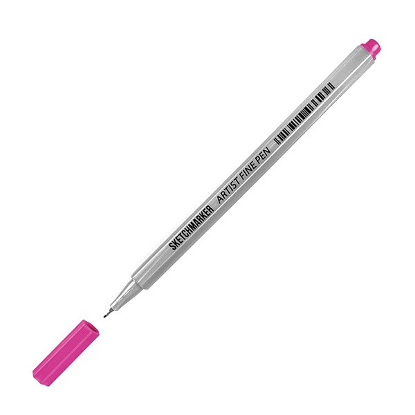 Ручка капиллярная SKETCHMARKER Artist fine pen цв. Розовый яркий набор карандашей цветных cretacolor artist studio line 5 неоновых цветов 1 графитовый hb