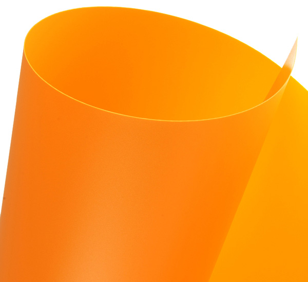 Пластик Canson 50х70 см 455 г оранжевый
