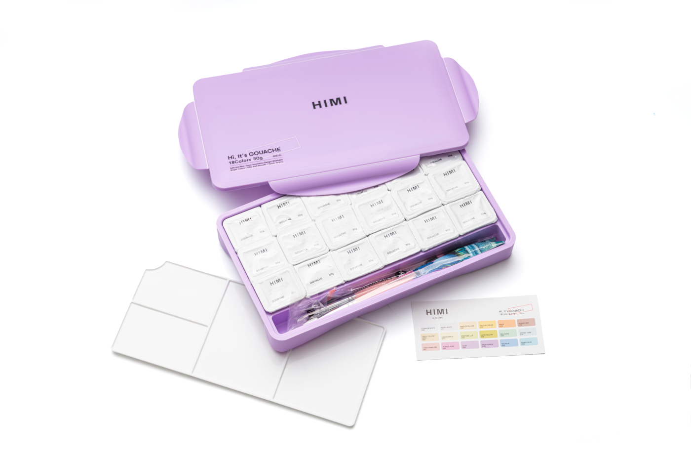 Набор гуаши HIMI 18 пастельных цветов 2243₽