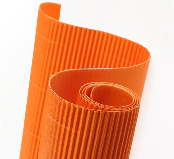 Картон гофрированный Canson 50х70 см оранжевый изолон для творчества апельсин 2 мм рулон 0 75х10 м