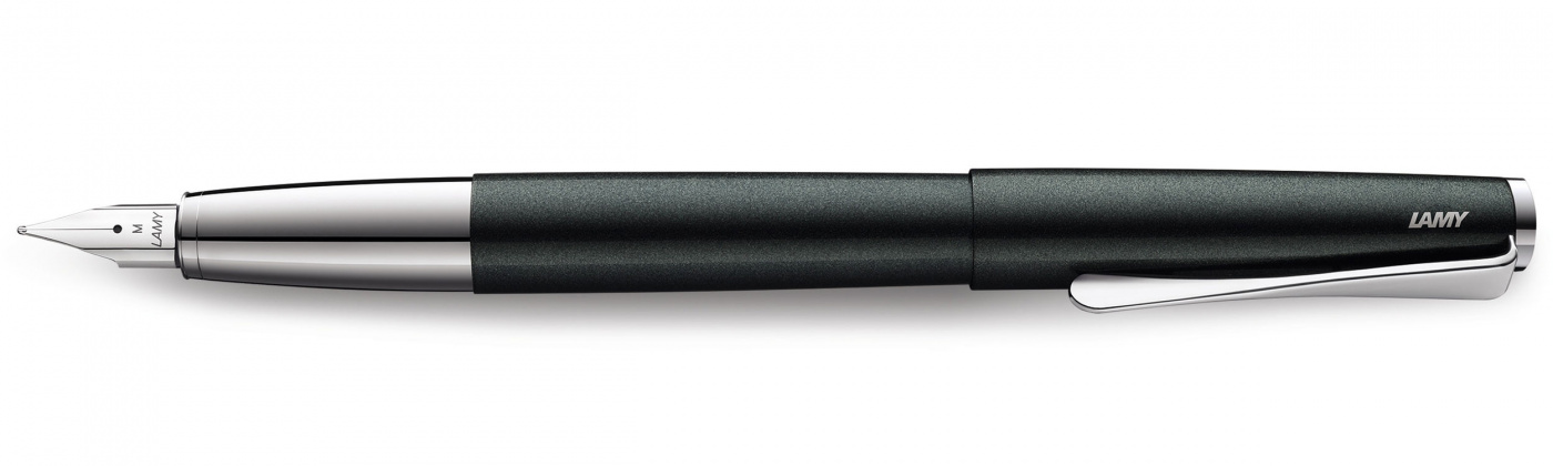 Ручка перьевая LAMY 069 studio F, Темно-серый ручка перьевая lamy 077 aion f темно синий