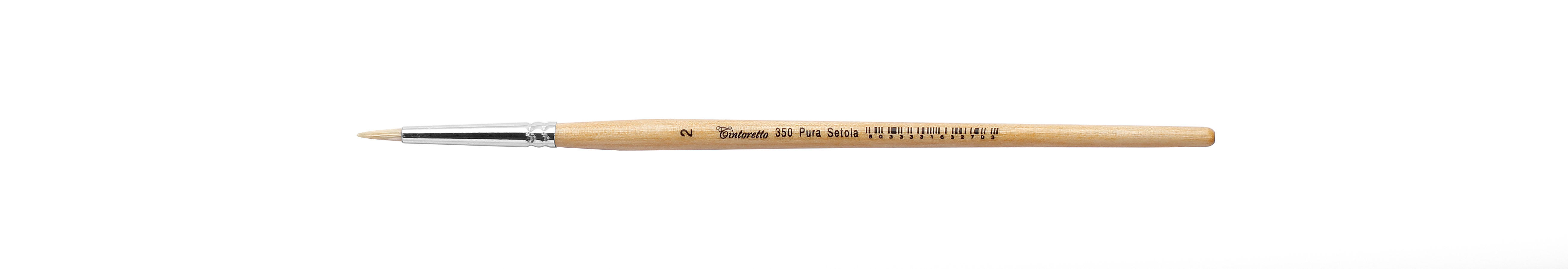 Кисть щетина 2 круглая Tintoretto на короткой ручке 229₽