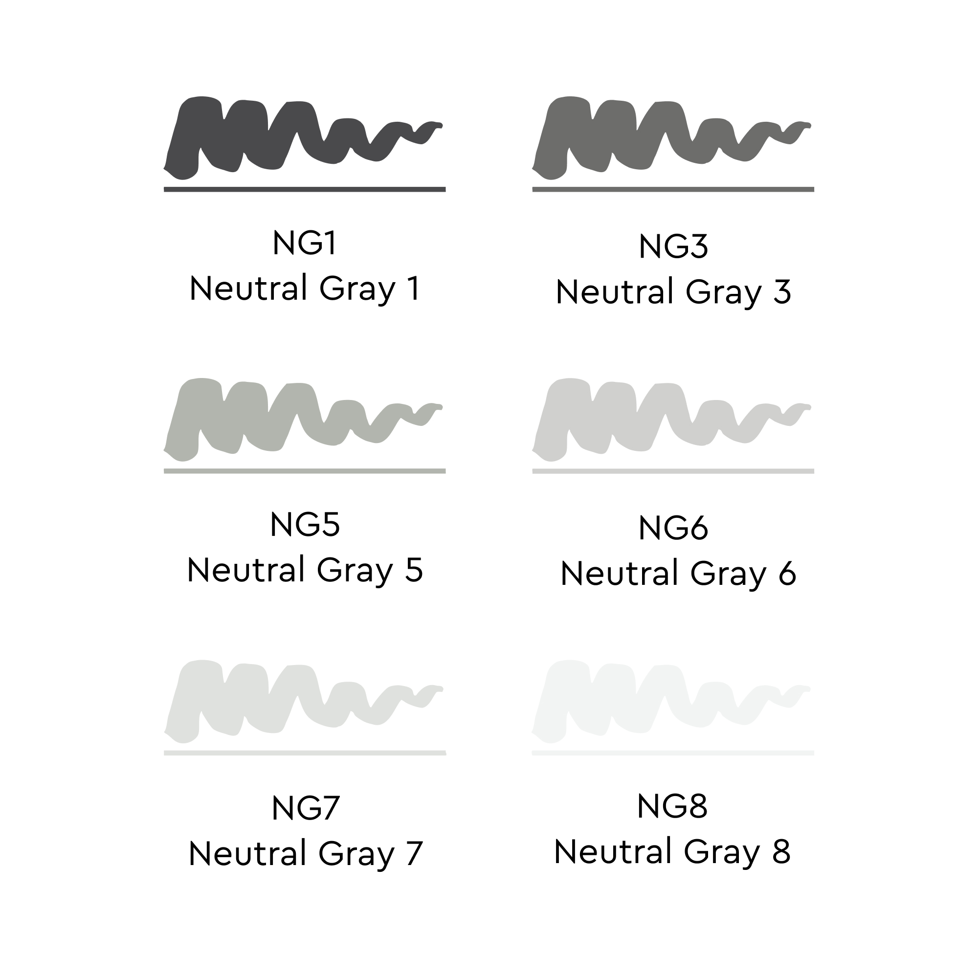 Набор маркеров SKETCHMARKER Brush Neutral Grey 6 шт SKM-SMB-6NTGR - фото 2
