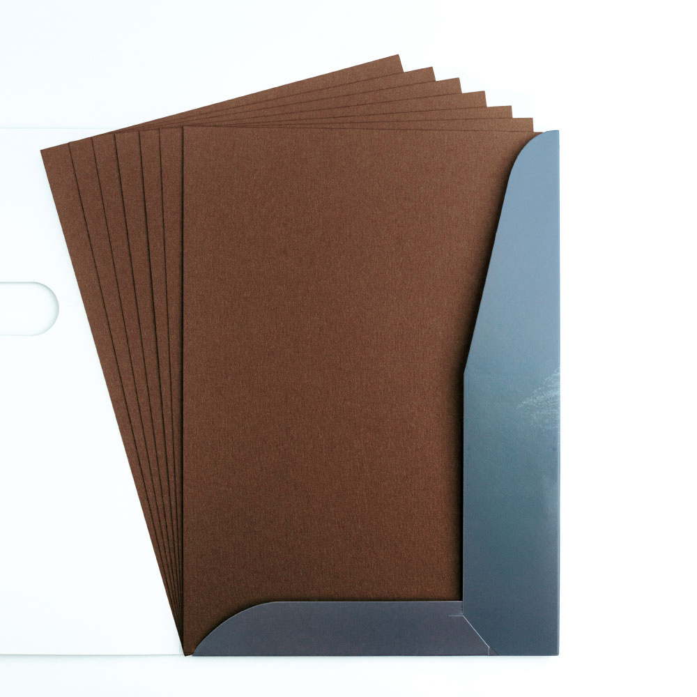 Бумага для пастели в папке Малевичъ А3 7 л 270 г, коричневая светлая бумага миллиметровая в папке а3 20л