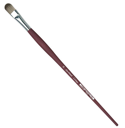 Кисть синтетика №16 овальная Da Vinci 8750 длинная ручка DV-8750-16 - фото 1