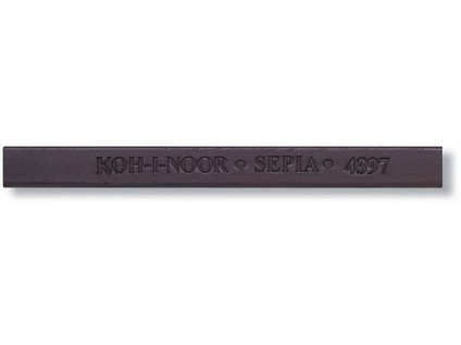 Сепия светлая Koh-I-Noor 4397, брусок 7x7 мм русско чешский разговорник