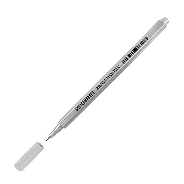 Ручка капиллярная SKETCHMARKER Artist fine pen цв. Серый простой ручка капиллярная sketchmarker artist fine pen цв нефритовый