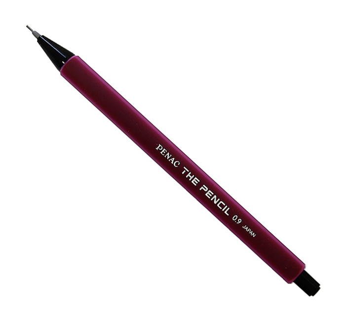 Карандаш механический Penac "The pencil" 0,9 мм бордовый корпус