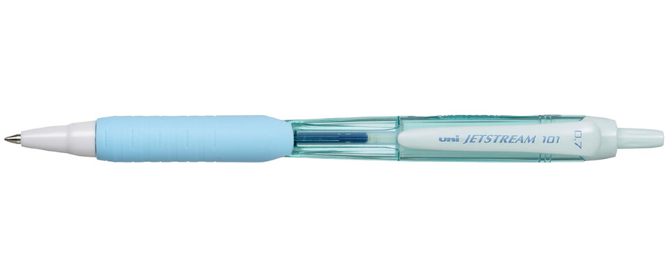 ручка шариковая uni jetstream sx 101 07fl 0 7 мм синяя корпуса голубой Ручка шариковая автомат. UNI Jetstream 