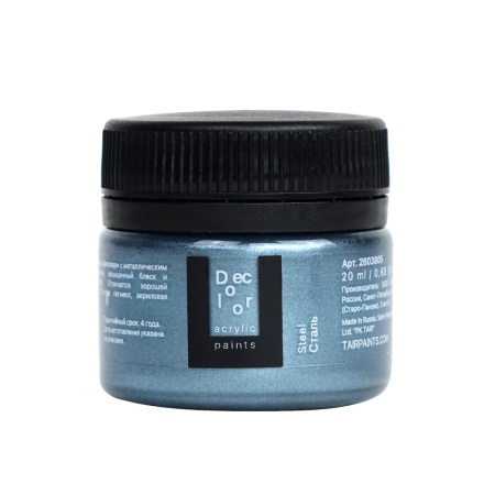 Акрил ТАИР quotДеколор quot 20 мл Сталь 254₽