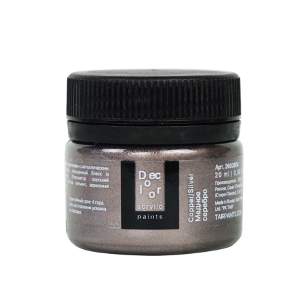Акрил ТАИР quotДеколор quot 20 мл Медное серебро 254₽