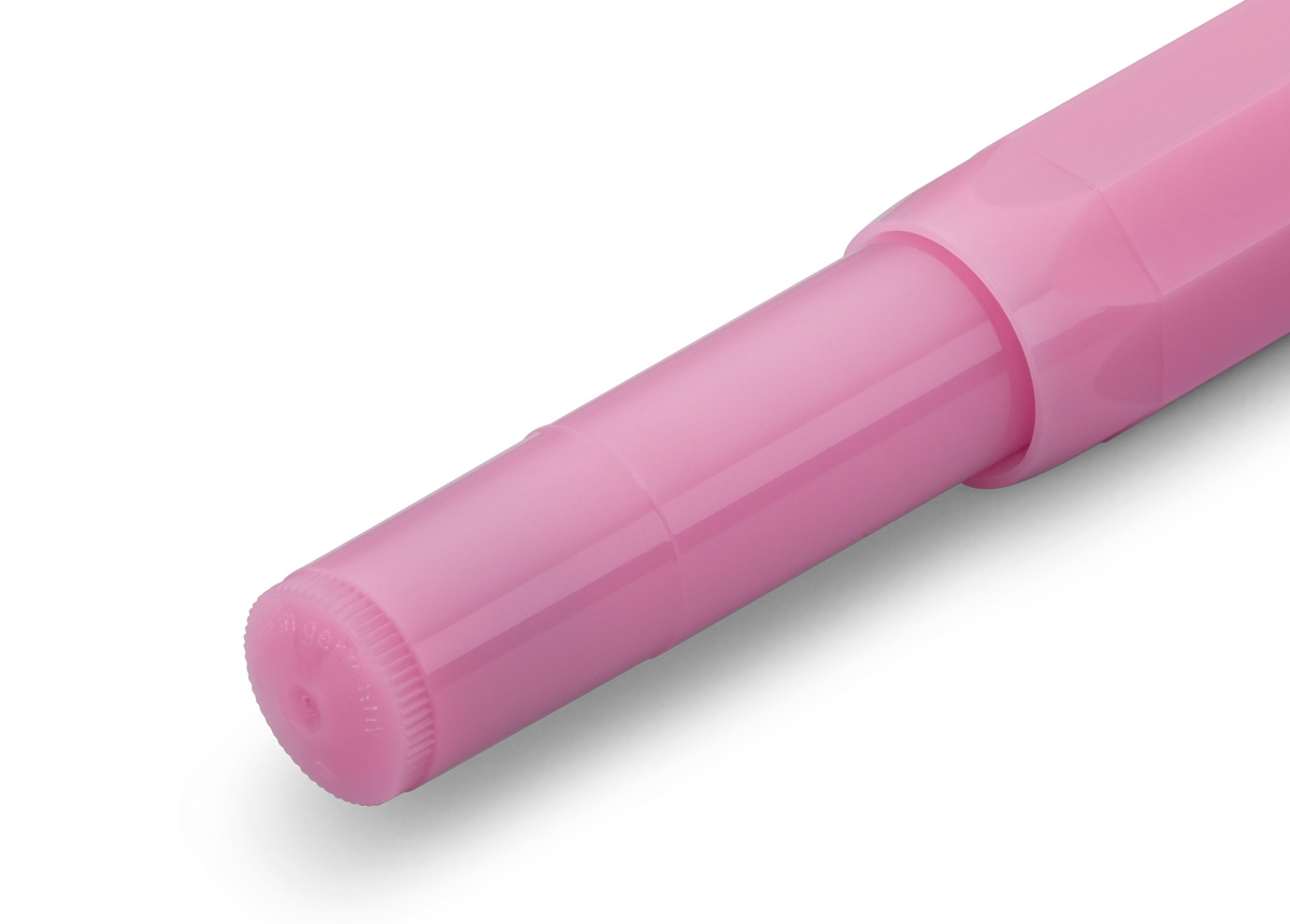 Ручка перьевая Kaweco CLASSIC FROSTED Sport EF 0,5 мм, чернила синие, корпус розовая питайя KW10001861 - фото 5
