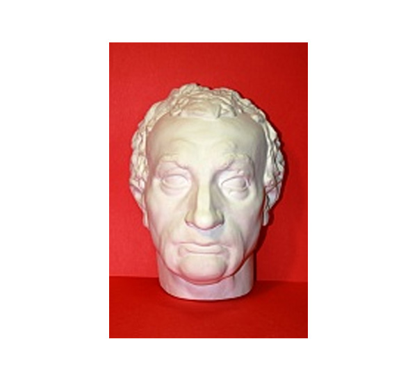 Гипс Голова Гаттамелатты (Донателло) сувенир полистоун бюст голова будды песочный 14 5х13х26 см