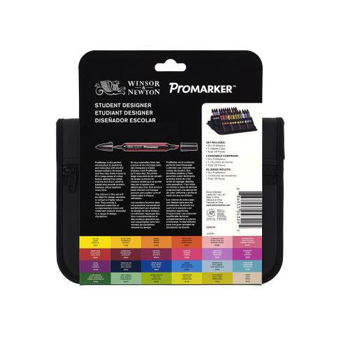 Набор маркеров ProMarker 24 цвета в пенале W&N-0290030 - фото 2