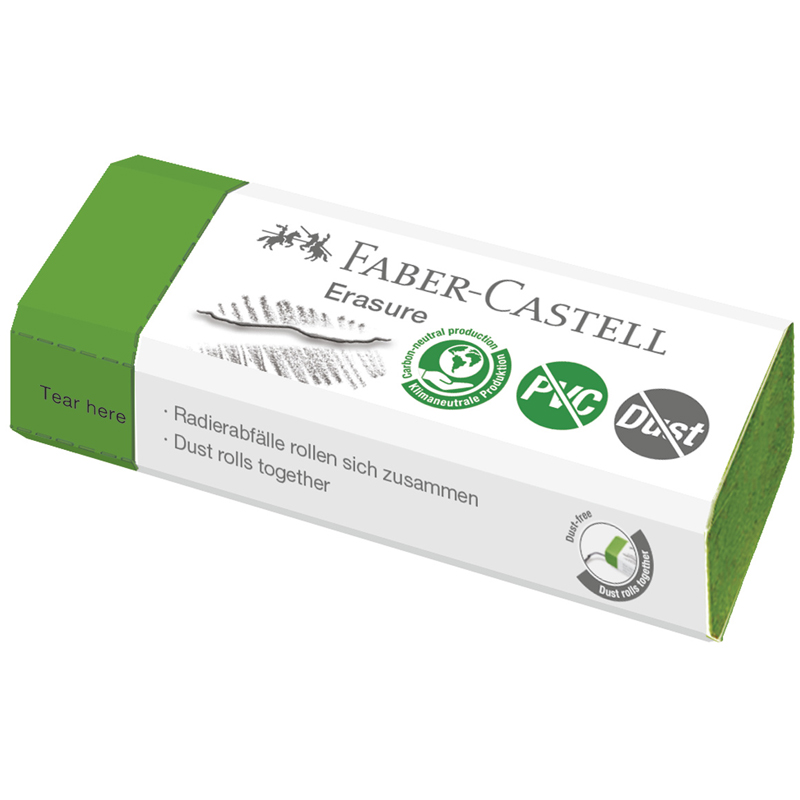  Faber-Castell Erasure PVC-Free & Dust-Free, ,  , 63*22*13 , 