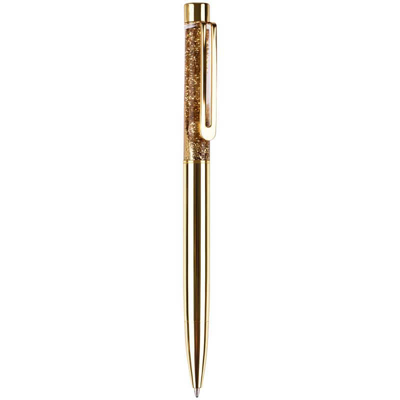 ручка шариковая автоматическая meshu gold синяя 1 0 мм Ручка шариковая автоматическая MESHU 