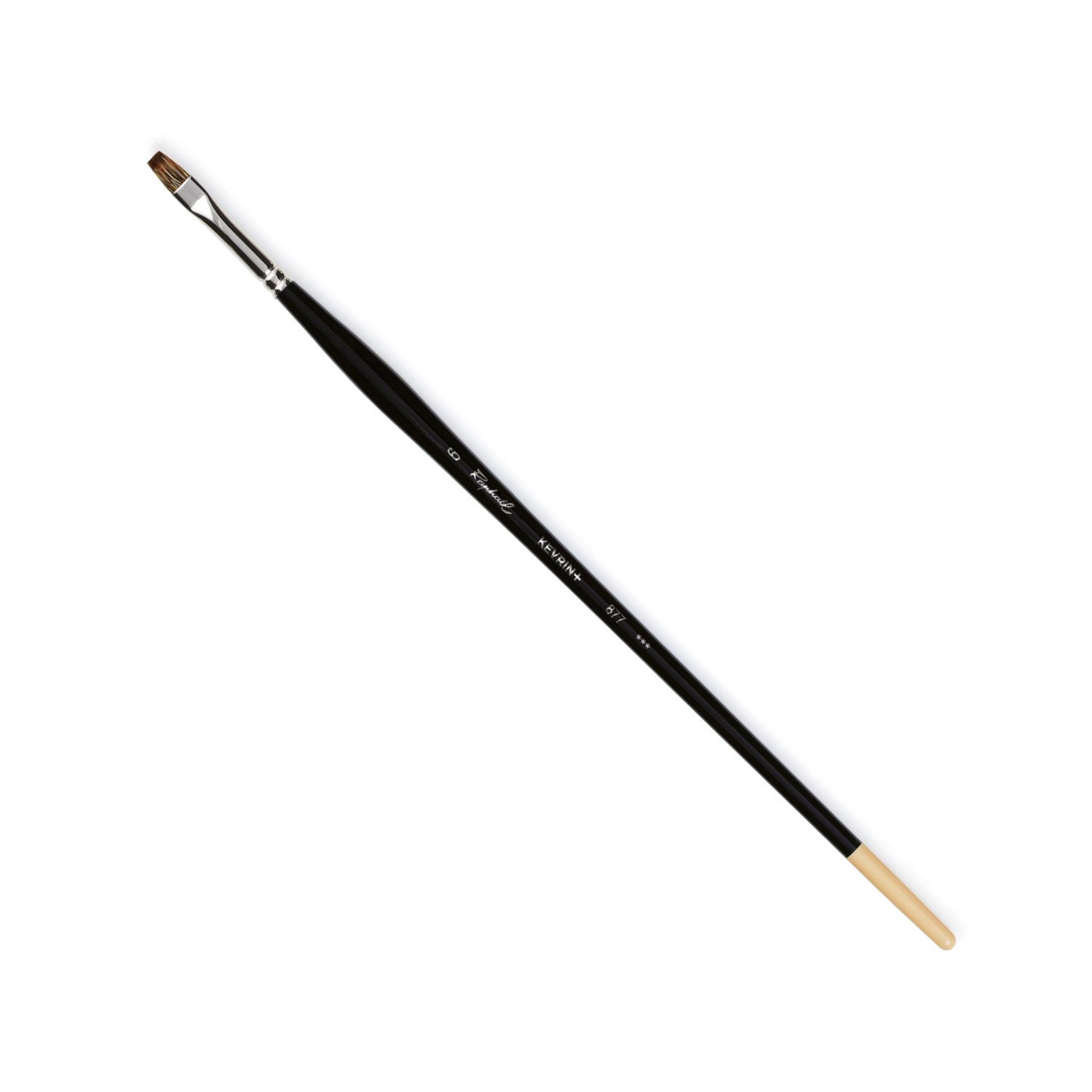Кисть синтетика имитация мангуста 6 плоская Sennelier quotKevrin quot длинная ручка 1325₽