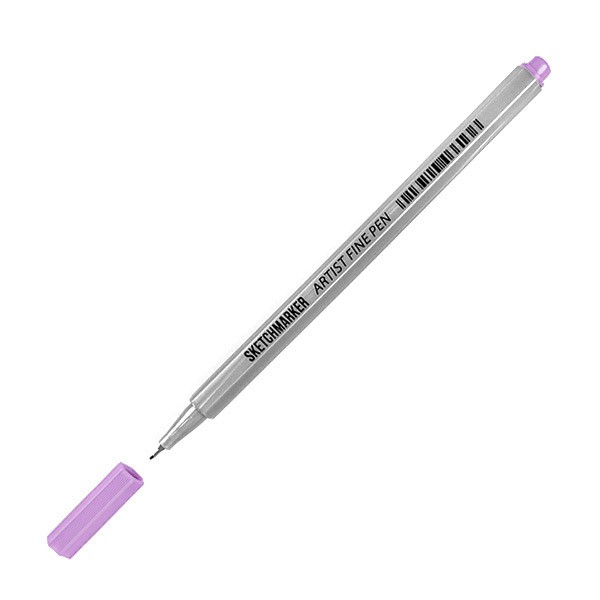 Ручка капиллярная SKETCHMARKER Artist fine pen цв. Пурпурный светлый ручка капиллярная luxor fine writer узел 0 8 мм чернила синие