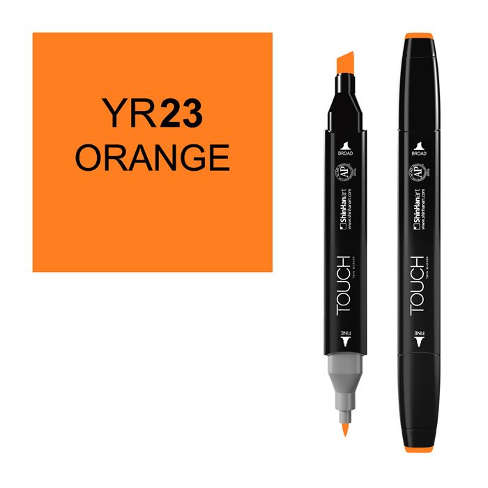 Маркер спиртовой Touch Twin цв. YR23 оранжевый пазл сортер городские приключения 12 деталей