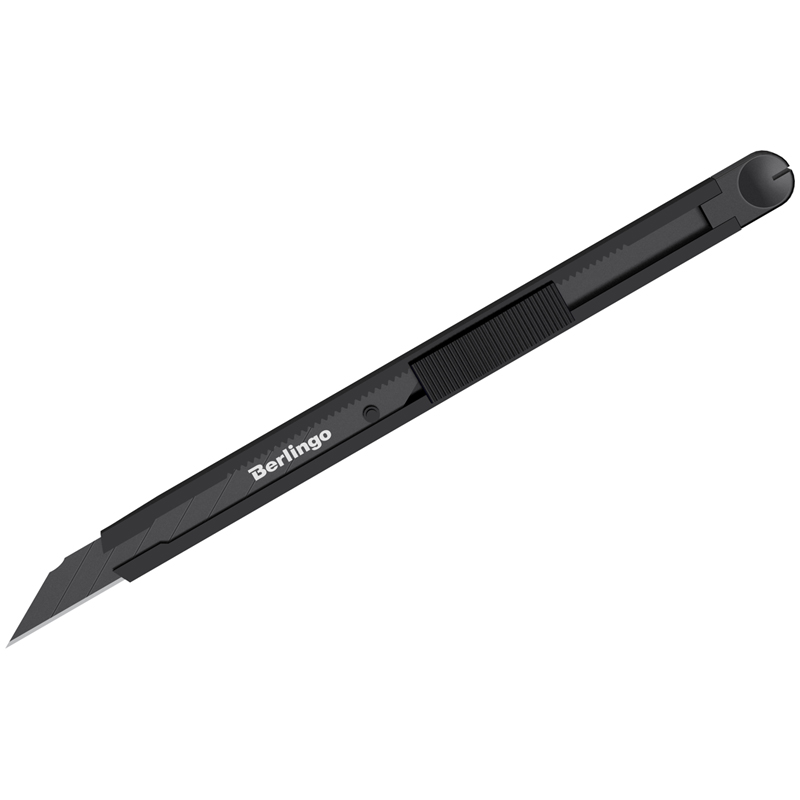 нож olfa с выдвижным лезвием 9 мм металлический корпус Нож канцелярский Berlingo 
