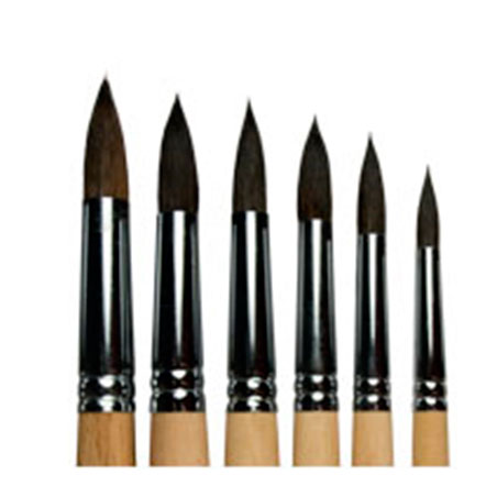 Кисть белка №2 круглая ЦТИ 