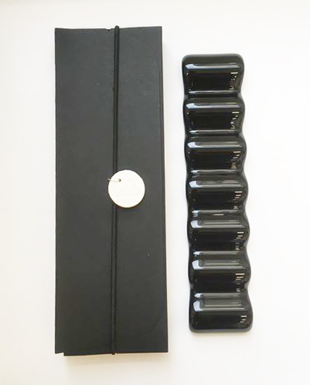 Стеклянная подставка под инструменты W2PRO, цвет  Черный