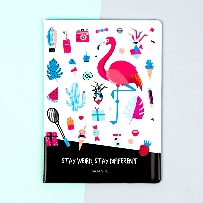 Обложка для паспорта Stay weird ЗАК-zk030005 - фото 1