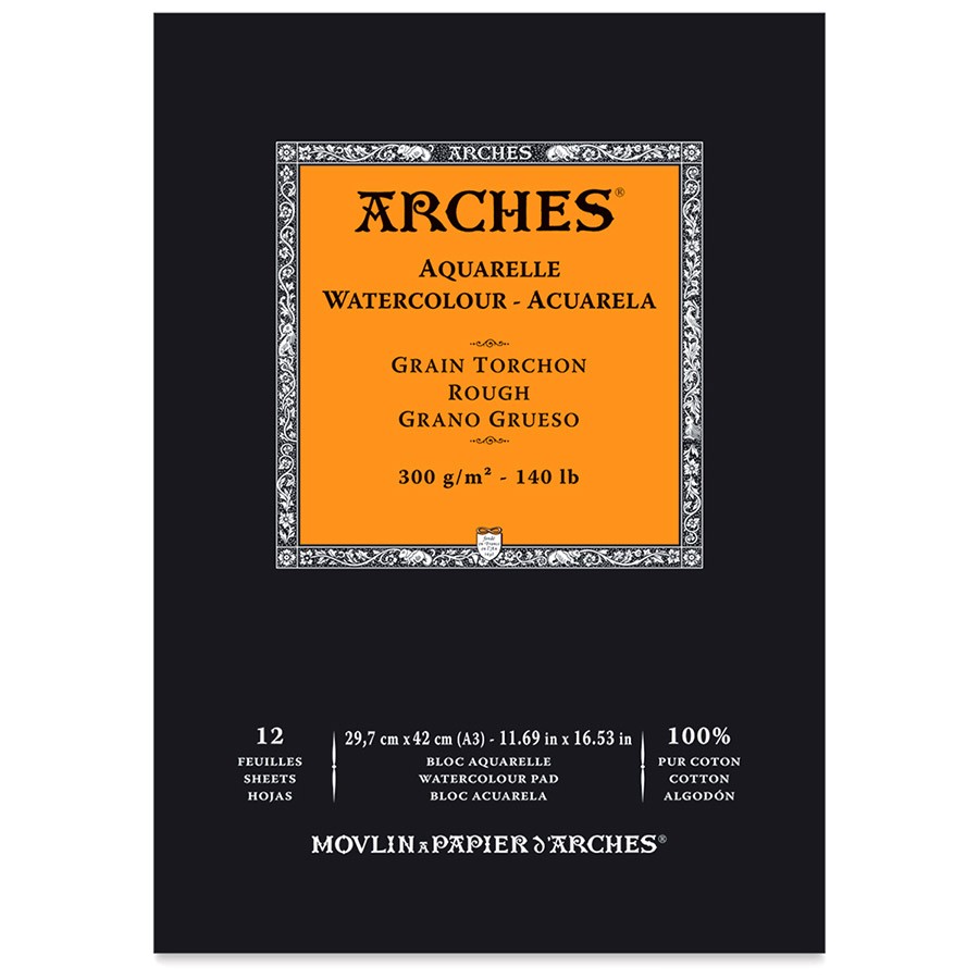Альбом-склейка для акварели Arches Torchon 29,7х42 см 12 л 300 г