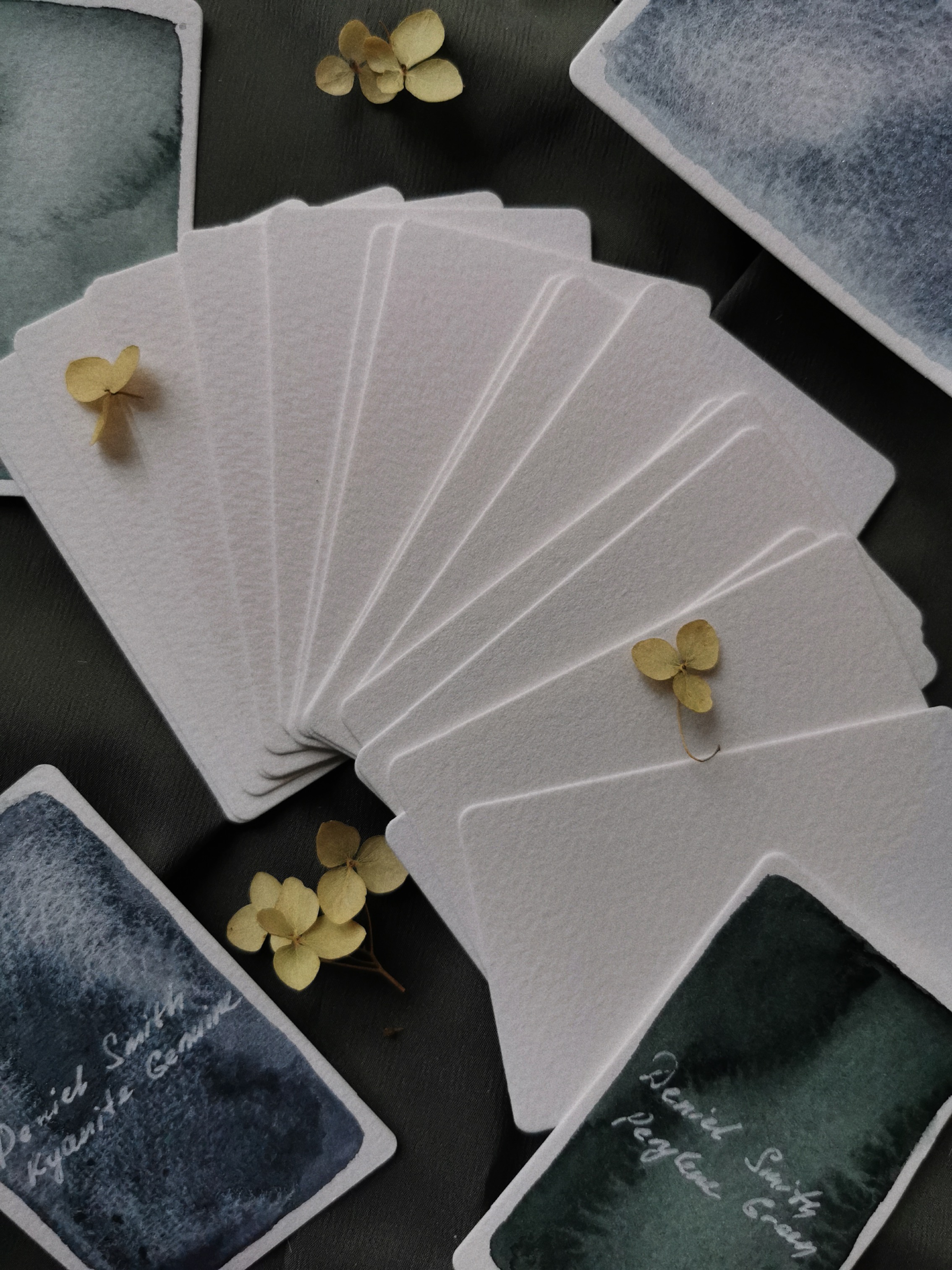 Набор карточек для выкрасок, акварельная экстра-белая бумага Saunders Waterford, 30 шт. КК-2009900122018 - фото 4