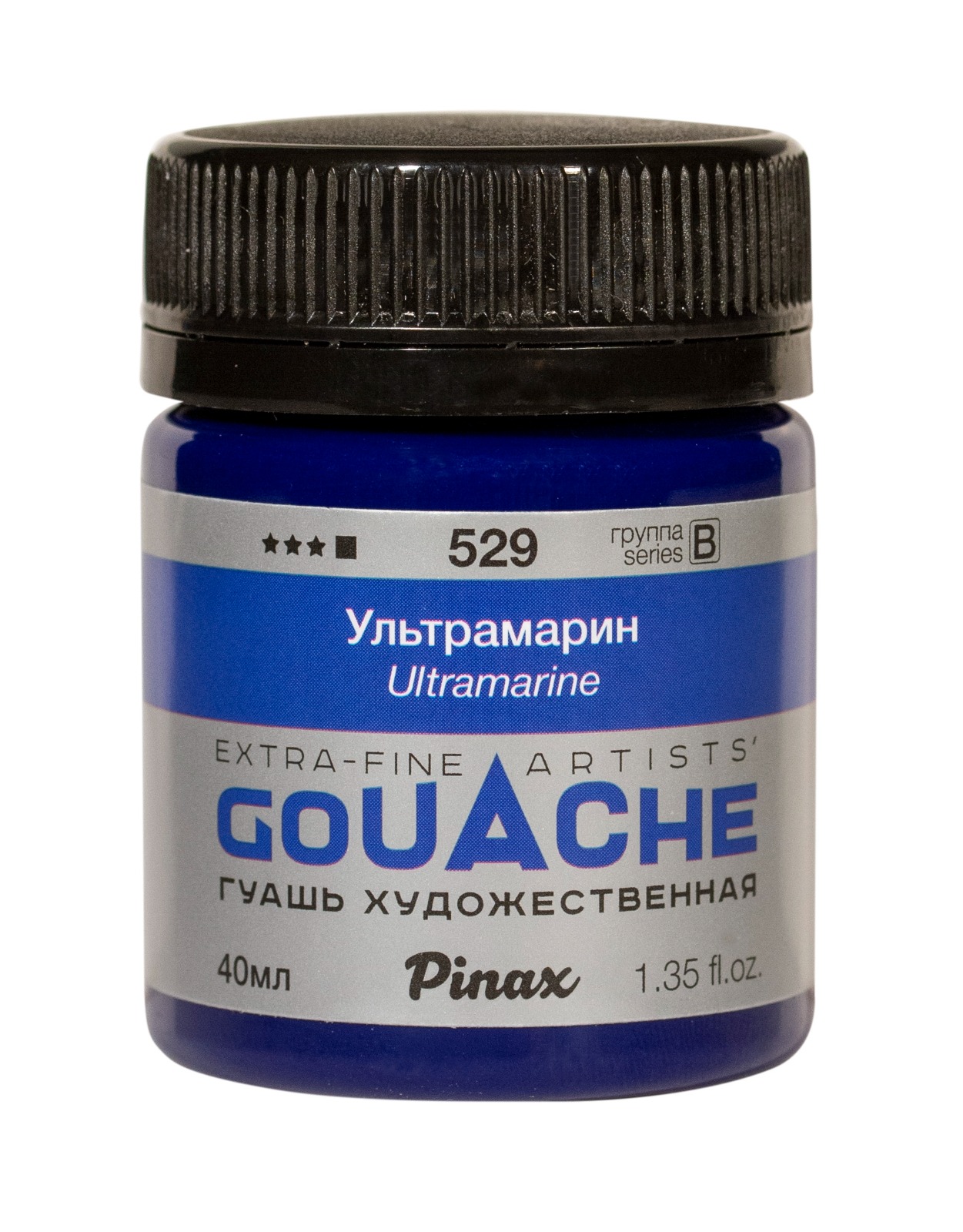 Гуашь Pinax банка 40 мл Ультрамарин 214₽