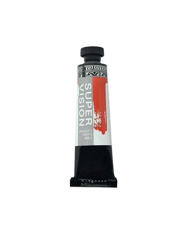 Гуашь дизайнерская Super Vision "Designer gouache" в тубе 15 мл, цв.705 Orange deep 606x758