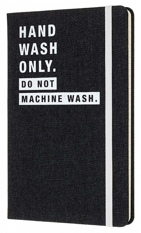 Записная книжка в линейку Moleskine "DENIM NOTEBOOKS" Large 130х210 мм 240 стр Hand Wash