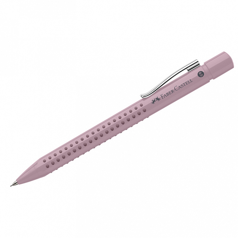 Карандаш механический Faber-Castell "Grip 2010" 0,5 мм, трехгран., дымчато-розовый