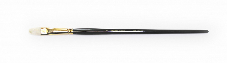 Кисть щетина №8 плоская Pinax "Classic 114" длинная ручка  606x758