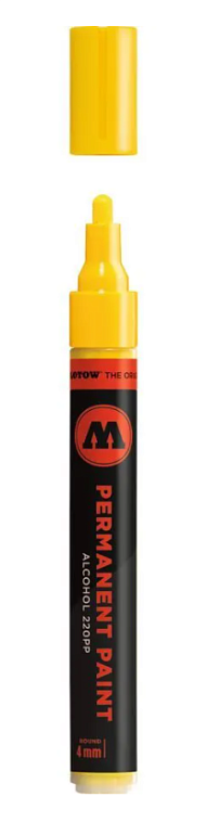 Маркер спиртовой Molotow "220PP" 4 мм Желтый 606x758