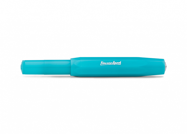 Ручка перьевая Kaweco CLASSIC FROSTED Sport, чернила синие, корпус светло-черничный