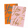 Открытка "You are my hero" - orange 2