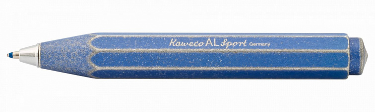 Ручка шариковая KAWECO AL Sport Stonewashed 1,0 мм, корпус синий