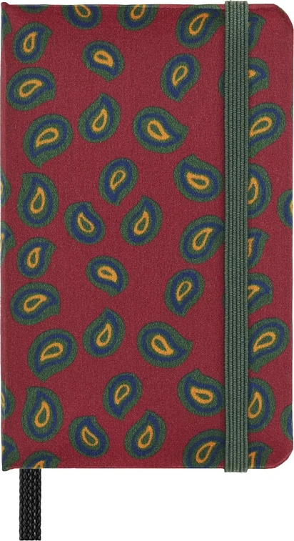 Блокнот нелинованный Moleskine "Le Prescious & Ethical silk" XS 65х105 мм 160 стр, подар.кор. бордов 606x758