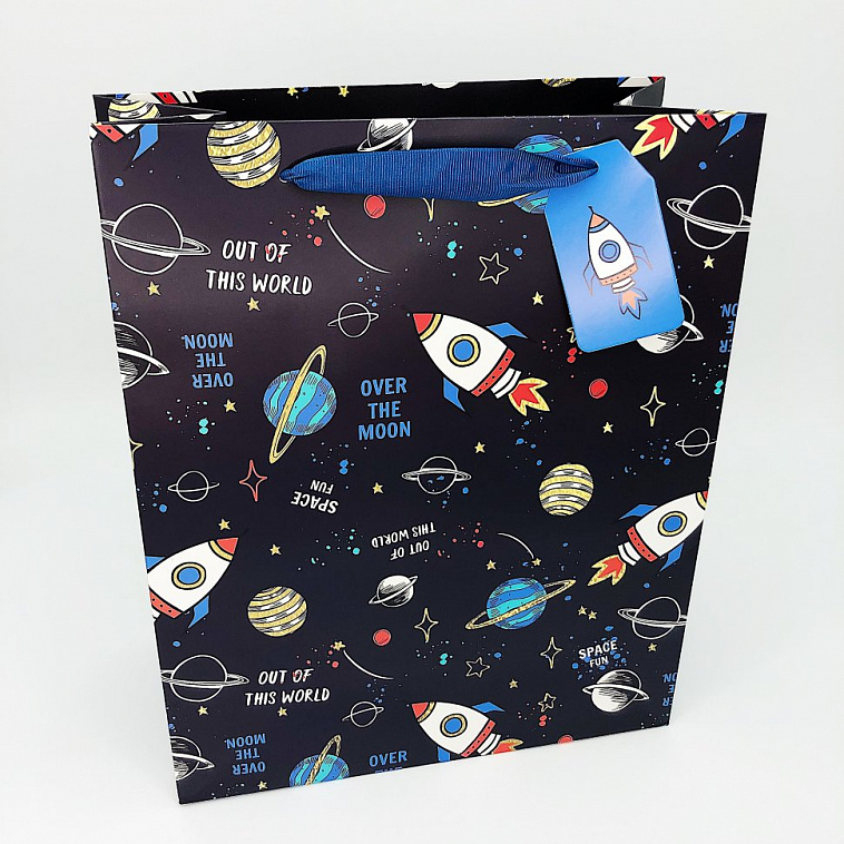 Пакет подарочный "Space", (02) M