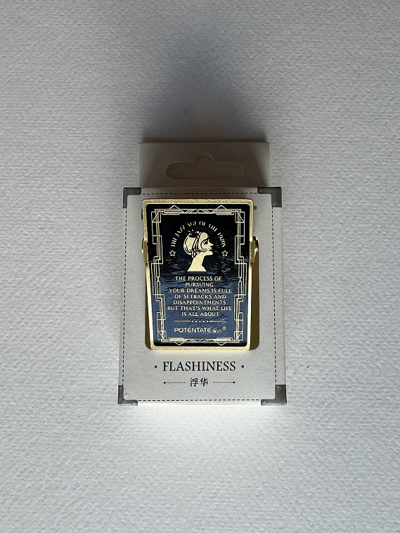 Зажим для бумаги Potentate "Flashiness" 3х4,5 см 606x758